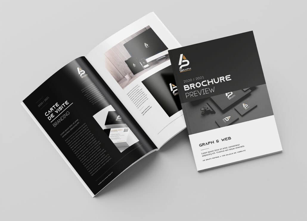 Conception de vos Catalogues & Brochures| Graphiste | A2 Graph